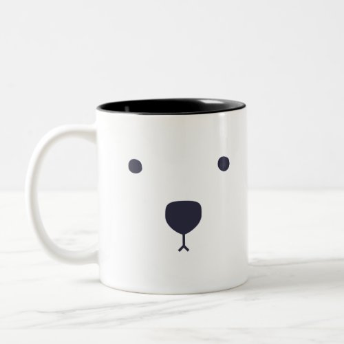 Polar Bear Hugs Two_Tone Coffee Mug