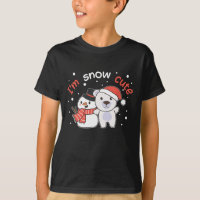 Polar Bear I'm Snow Cute Snowman Snow Pun