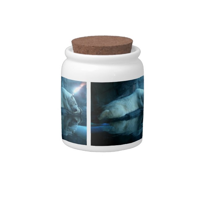 Polar Bear In Prayer 2 Cookie Jar (Right)