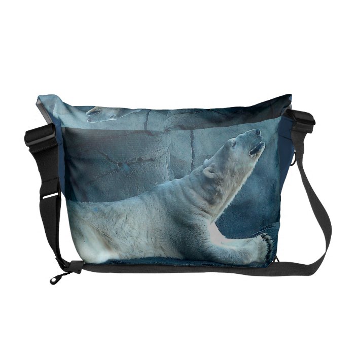 Polar Bear In Prayer Messenger Bag