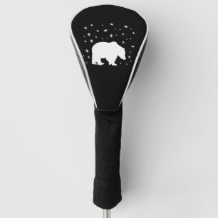 Polar Bear In The Snow Golf Head Cover