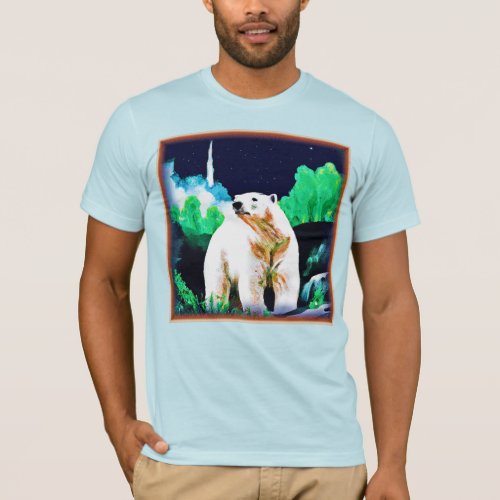 Polar Bear in The Wild Buy Now T_Shirt