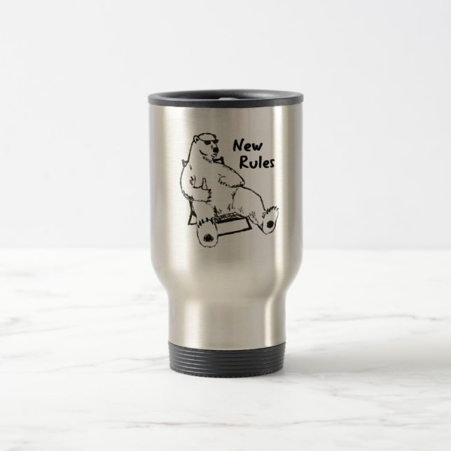 Polar bear insulated climate change mug Arny New R (Center)