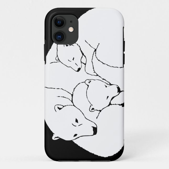 Polar Bear IPhone 5 Case Wildlife Art  Bear Gifts (Back)