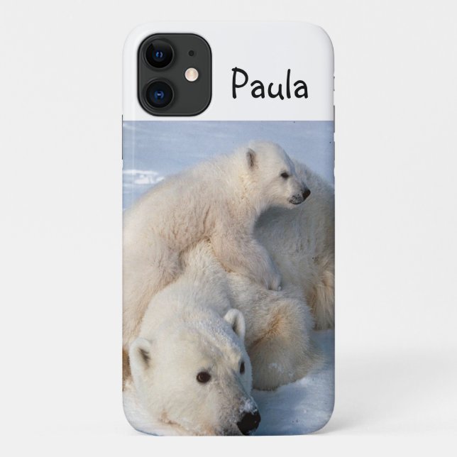 Polar Bear Iphone Case (Back)