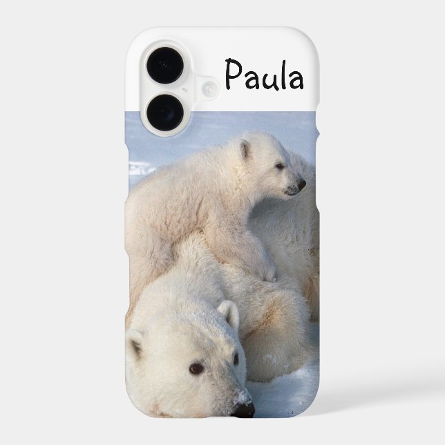 Polar Bear Iphone Case (Back)