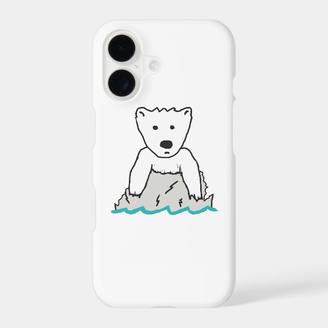 Polar Bear Iphone Case (Back)