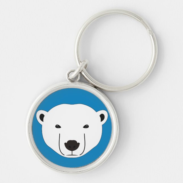 Polar Bear Keychain (Front)