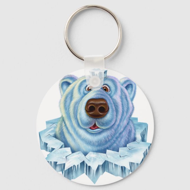 polar bear keychain (Front)