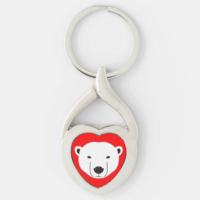 Polar Bear Keychain (Front)