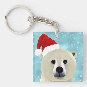 Polar Bear Keychain
