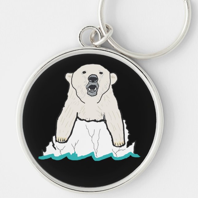 Polar Bear Keychain (Front)