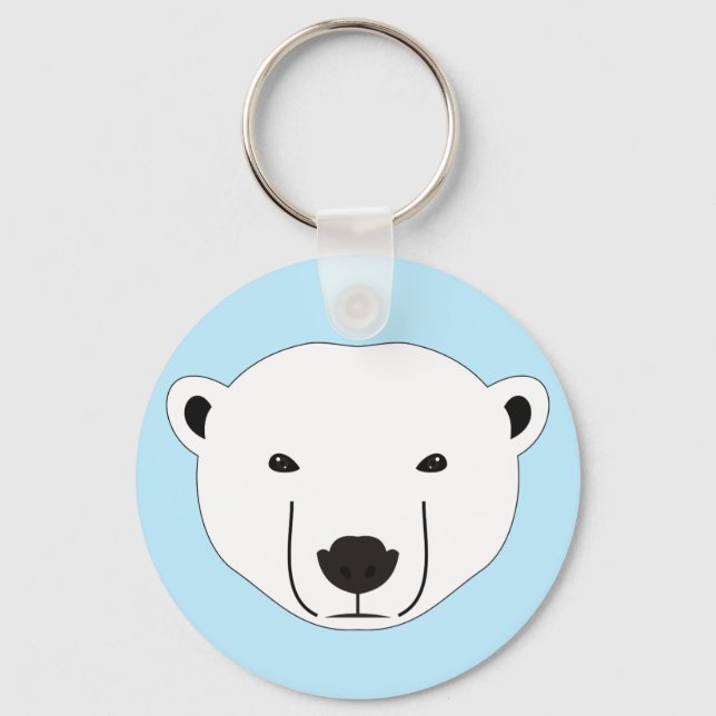Polar Bear Keychain (Front)