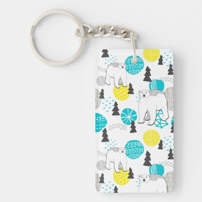Polar bear keychain (Front)