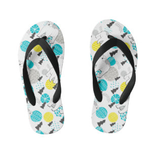 Polar bear kid's flip flops