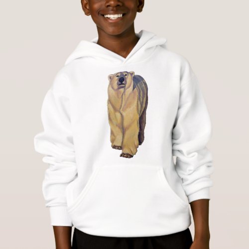 Polar Bear Kids Hoodie Polar Bear Hoodie Sweatshi