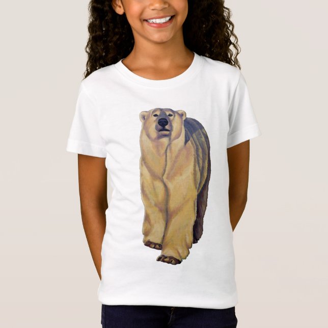 Polar Bear Kid's Shirt Polar Bear Girls T-shirt (Front)
