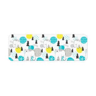 Polar bear label