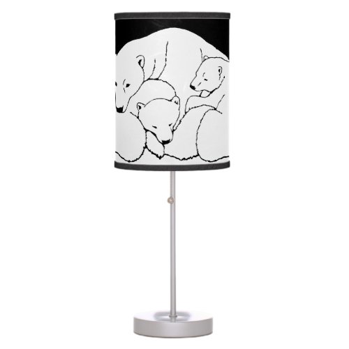 Polar Bear Lamp Bear Art Lamp Wildlife Gifts