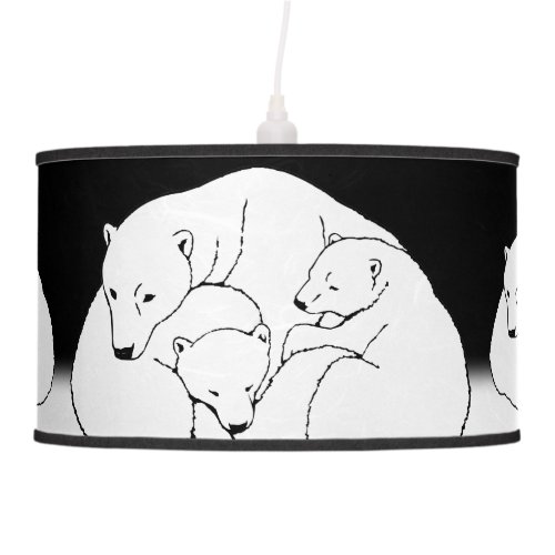 Polar Bear Lamp Bear Art Lamp Wildlife Gifts