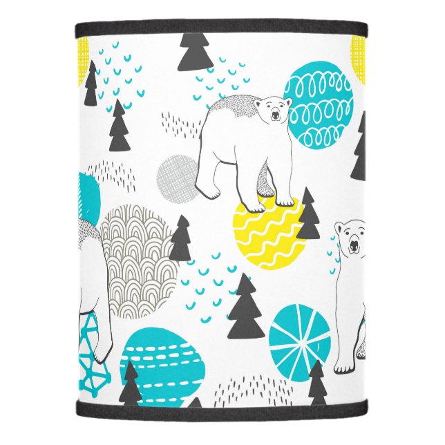 Polar bear lamp shade (Front)