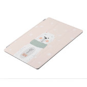 Polar bear - Let it snow - Cute Winter / Christmas iPad Pro Cover (Side)