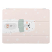 Polar bear - Let it snow - Cute Winter / Christmas iPad Pro Cover (Horizontal)