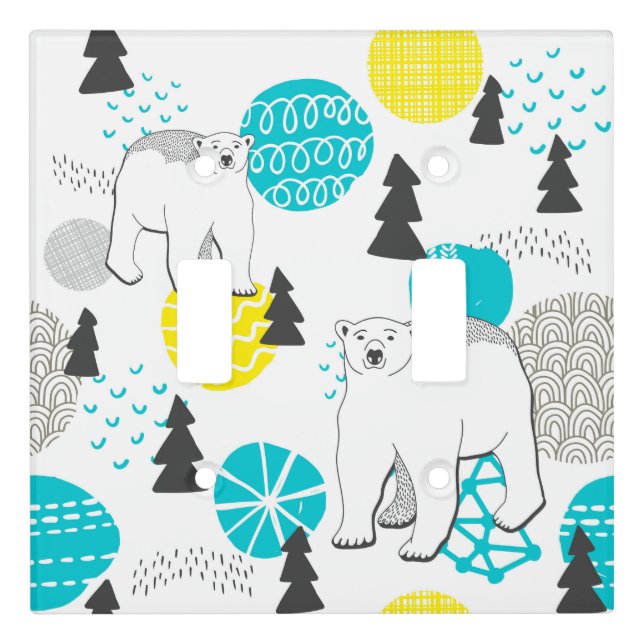 Polar bear light switch cover (Front)
