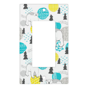 Polar bear light switch cover