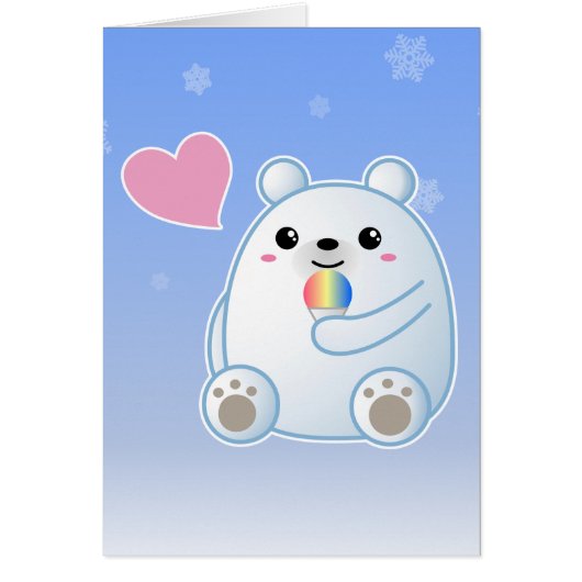 Polar Bear Love Cards (Front)