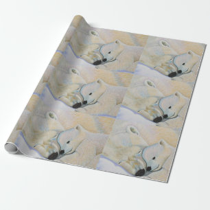 Polar Bear Love Wrapping Paper