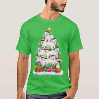 Polar Bear Lover Xmas Lights Funny Polar Bear Chri T-Shirt