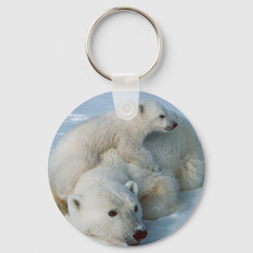 Polar Bear Lovers Gifts Keychain