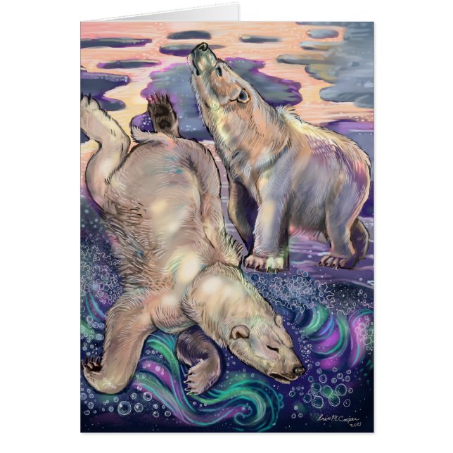 Polar Bear Magic Cards (Front)