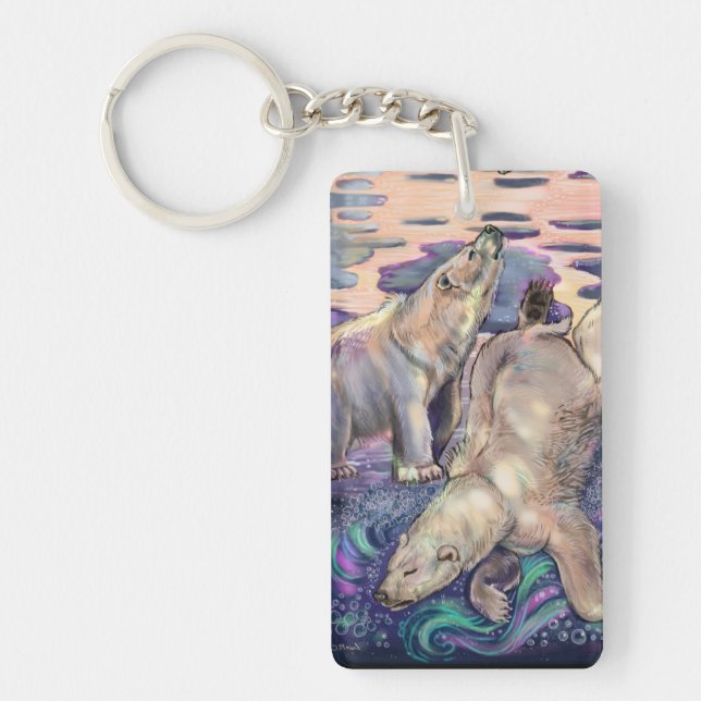 Polar Bear Magic  Keychain (Front)