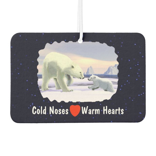 Polar Bear - Mama Nose Best Air Freshener (Front)