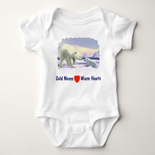 Polar Bear _ Mama Nose Best Baby Bodysuit