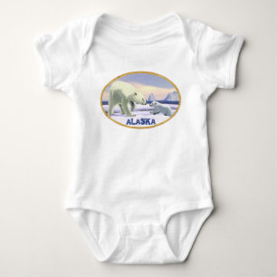 Polar Bear - Mama Nose Best Baby Bodysuit