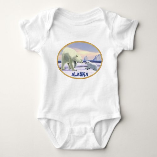 Polar Bear _ Mama Nose Best Baby Bodysuit