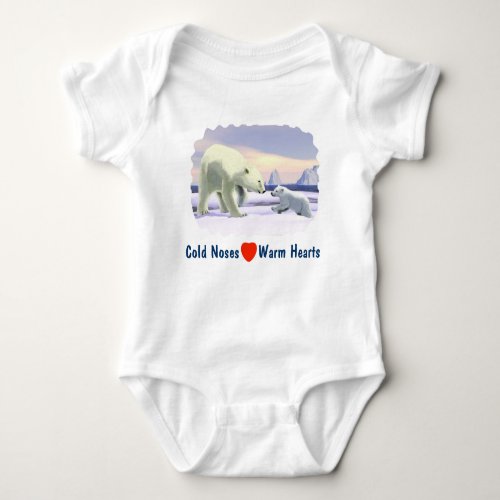 Polar Bear _ Mama Nose Best Baby Bodysuit