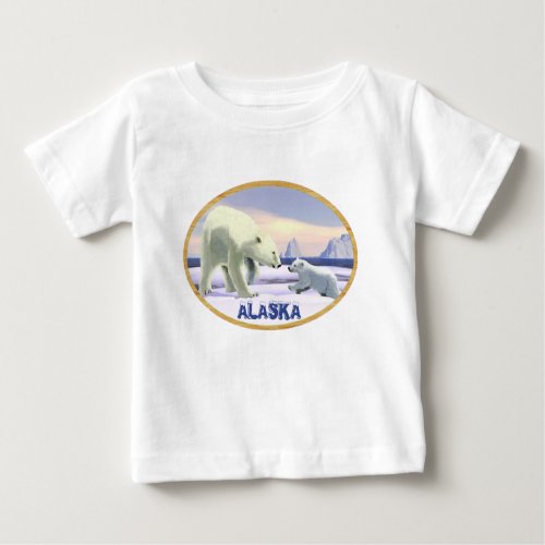 Polar Bear _ Mama Nose Best Baby T_Shirt