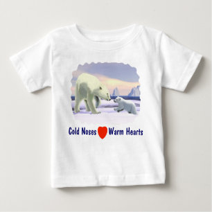 Polar Bear - Mama Nose Best Baby T-Shirt