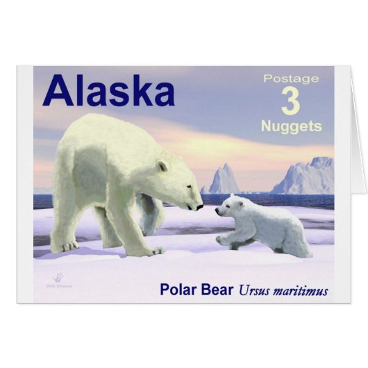 Polar Bear - Mama Nose Best Cards (Front Horizontal)