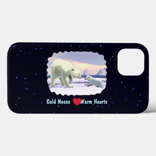 Polar Bear _ Mama Nose Best iPhone 13 Case