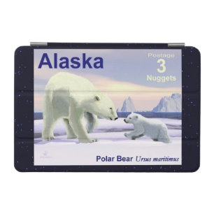 Polar Bear - Mama Nose Best iPad Mini Cover