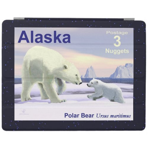 Polar Bear _ Mama Nose Best iPad Smart Cover