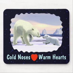 Polar Bear - Mama Nose Best Mouse Pad