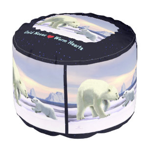 Polar Bear - Mama Nose Best Pouf