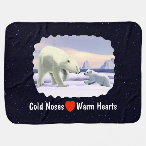 Polar Bear _ Mama Nose Best Receiving Blanket