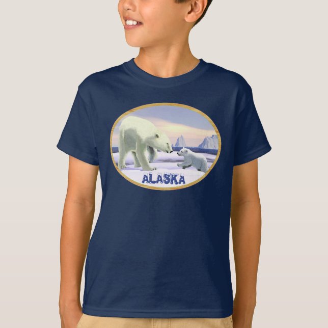 Polar Bear - Mama Nose Best T-Shirt (Front)
